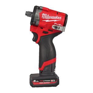 Milwaukee M12FCIWF12G3-502X 12v Fuel 1/2" Compact Impact Wrench Kit - 2 x 5.0ah High Output Batteries