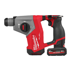 Milwaukee M12FHAC16-502X 12v Fuel 16mm Compact SDS+ Hammer Drill Kit - 2 x 5.0ah High Output Batteries