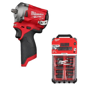 Milwaukee M12FIW38-0 12V Fuel 3/8" Impact Wrench (Body Only) + 4932480946 Packout Socket Set