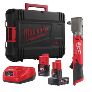 Milwaukee M12FRAIWF38-622X 12V Fuel 3/8" Right Angle Impact Wrench Kit