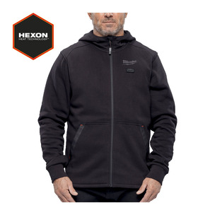 Milwaukee M12HHBL5 M12 12v Heated Hoodie - Hexon Heat Technology - Naked