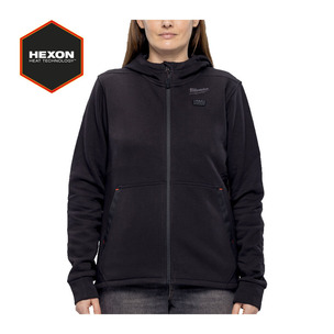 Milwaukee M12HHLBL5 M12 12v Ladies Heated Hoodie - Hexon Heat Technology - Naked