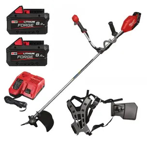 Milwaukee M18FBCU-802 18v Fuel Brush Cutter Kit - 2 x 8.0ah Forge Batteries