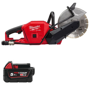 Milwaukee M18FCOS230-0 'FUEL' Cut Off Saw Naked & 5.0ah Battery