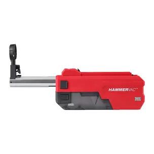 Milwaukee M18FDDEL32-0 Dedicated Dust Extraction for M18 Fuel 32mm SDS+ D Handle Hammer with Autopulse