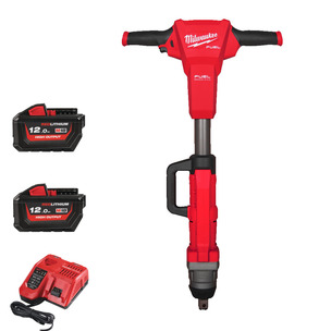 Milwaukee M18FHIWF1R-122C 18v Fuel 1" Railway Impact Wrench with Friction Ring Kit - 2 x 12.0ah Batteries