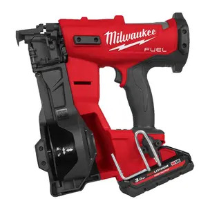 Milwaukee M18FRCN45-302X 18v Fuel Roofing Coil Nailer Kit - 2 x 3ah Batteries, Charger & Case 