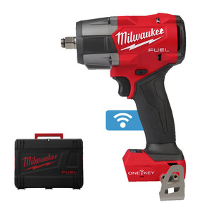 Milwaukee M18ONEFMTIW2FC12-0X 18v 1/2" One-Key Torque Sense Controlled Solar Mid-Torque Impact Wrench Naked in Case