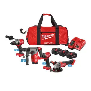 Milwaukee M18ONEPP4A3-503B 18v Fuel One-Key 4 Piece Kit 