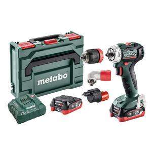 Metabo Powermaxx BS 12 BL Q Pro Pack 12v Drill Driver Kit - 2 x 4ah Batteries
