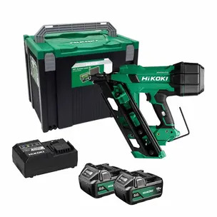 Hikoki NR1890DCAJPZ 18v Brushless Framing Nailer Kit - 2 x 5.0ah Batteries