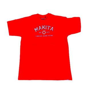 Makita Red Cotton T-Shirt Large 