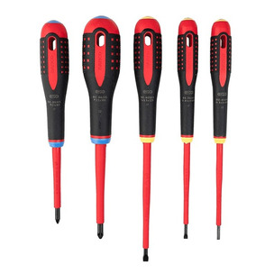 Bahco BE-9882S Insulated ERGO Screwdriver Set, 5 Piece