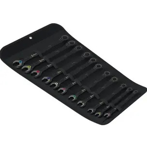 Wera 05020017001 6000 Joker Black Edition 11 Set 1 Ratcheting Combination Wrenches Set - 11 Piece