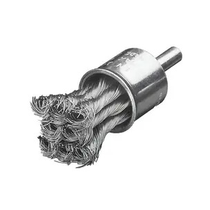 Milwaukee 4932501732 Knotted End Brushes For Straight Grinder 22mm x 28mm Steel - 3 Pack