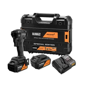 DeWalt x McLaren F1 DCF86MP2T 18V XR Brushless Impact Driver Kit - 2 x 5.0ah Batteries, Charger & Case