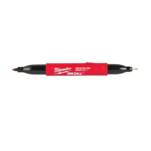Milwaukee 4932501154 Inkzall Double Tip Ultra Fine Point Marker