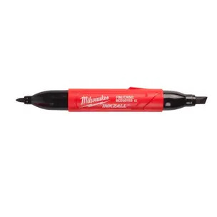 Milwaukee 4932501155 Inkzall Doule Tip Chiseled Fine Point Marker