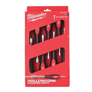 Milwaukee 4932500081 HOLLOWCORE Nut Driver Set - 7 Pieces