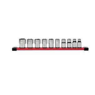 Milwaukee 4932501806 1/2" Drive Standard SAE Socket Set - 10 Piece