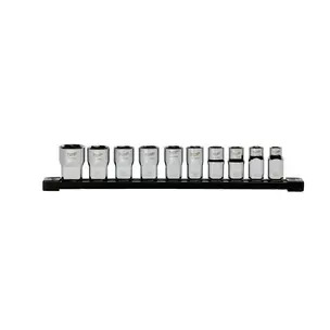Milwaukee 4932501804 1/2" Drive Standard Metric Socket Set - 10 Piece