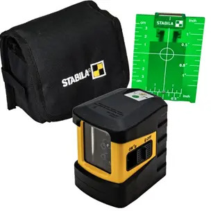 Stabila LAX 60 G Green Cross Line Laser With Pouch 