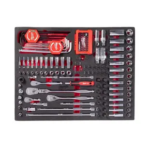 Milwaukee 4932500756 1/4" & 3/8" Ratchet & Socket & Bit Socket Set Foam Insert - 153 Piece