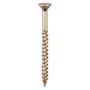 Timco Velocity Premium Multi-Use Screws - PZ - Double Countersunk - Yellow Various Sizes