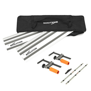 Evolution 004-0011 ST1400 Guide Rail Kit - 2 x 700mm Rails, Connector, Clamp and Bag
