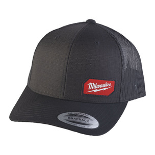 Milwaukee STC Black Snapback Trucker Cap