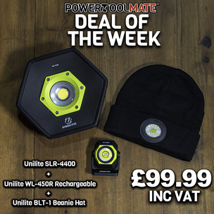 Unilite Bundle - Site Light, Dual Beam Work Light and Beanie with Rechargeable LED Light