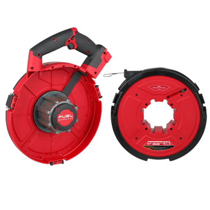 Milwaukee M18 FPFT-0 18V FUEL Fish Tape Naked & 48445178 72m x 3mm Steel Fish Drum