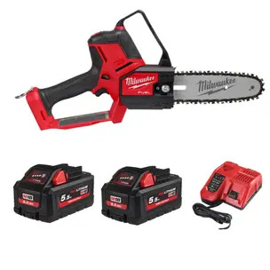 Milwaukee M18FHS20-0 18v Fuel Hatchet Pruning Saw Kit - 2 x 5.5ah Batteries & Charger