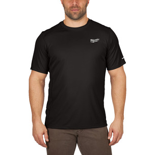 Milwaukee WWSS Black Workskin Light Weight Performance Short Sleeve Shirt (Select Size)