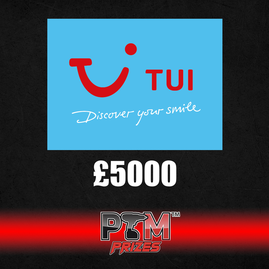 £5000 TUI HOLIDAY VOUCHER PowerToolMate Prizes