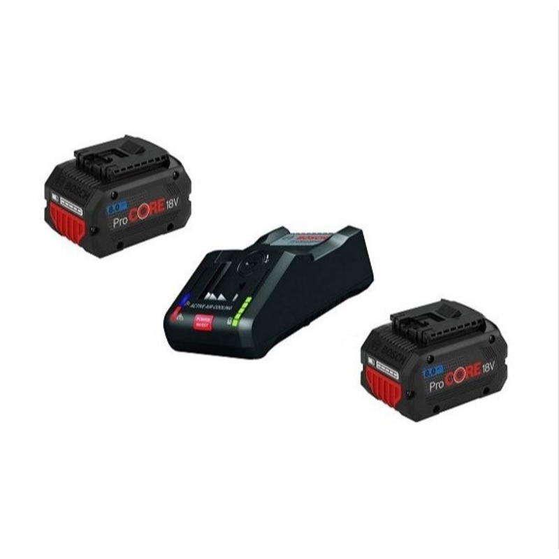 Bosch Procore 18v Energy Pack 2 x 8ah Batteries and Charger 1600A016GR -  PowerToolMate