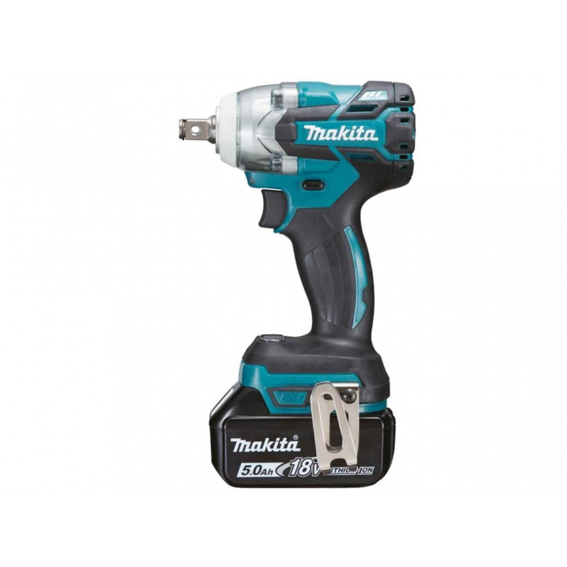 Makita DTW285RTJ 2 x 5.0Ah Li Ion 18V Impact Wrench BL LXT Kit