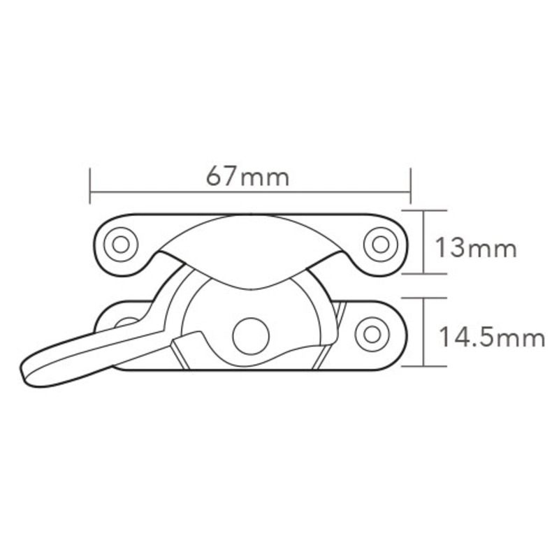 FFB Non-locking Narrow Keep Fitch Fastener