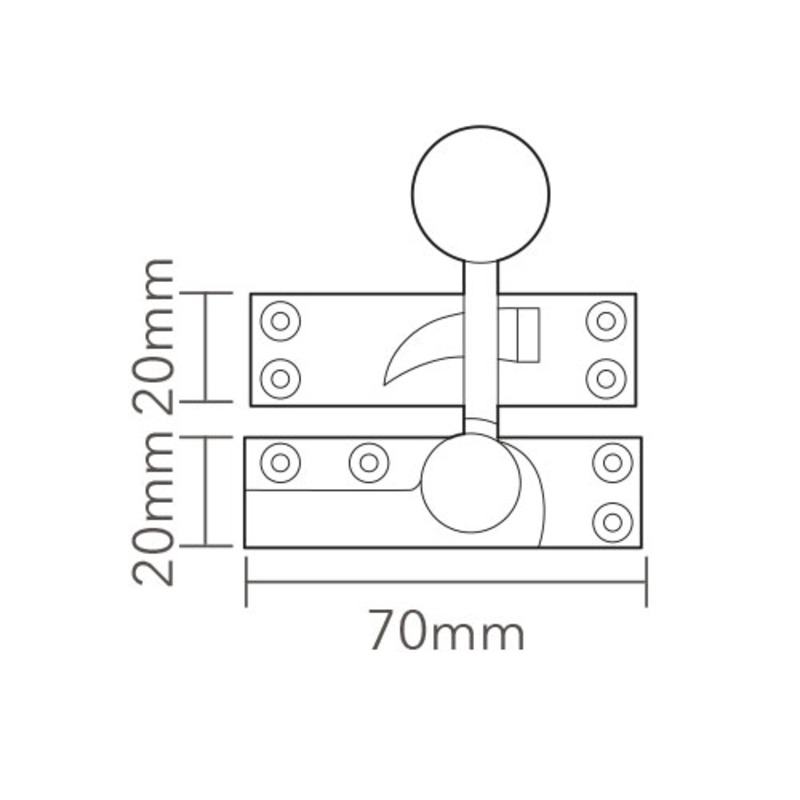 QFB Non-Locking Quadrant Fastener