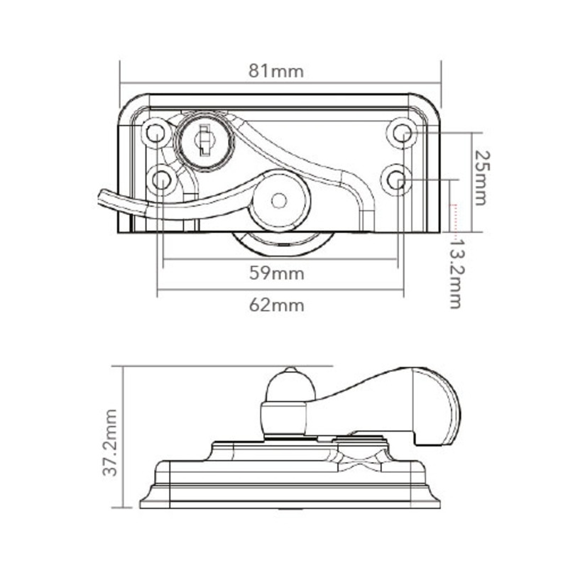 SBDCAM High Security Cam Lock