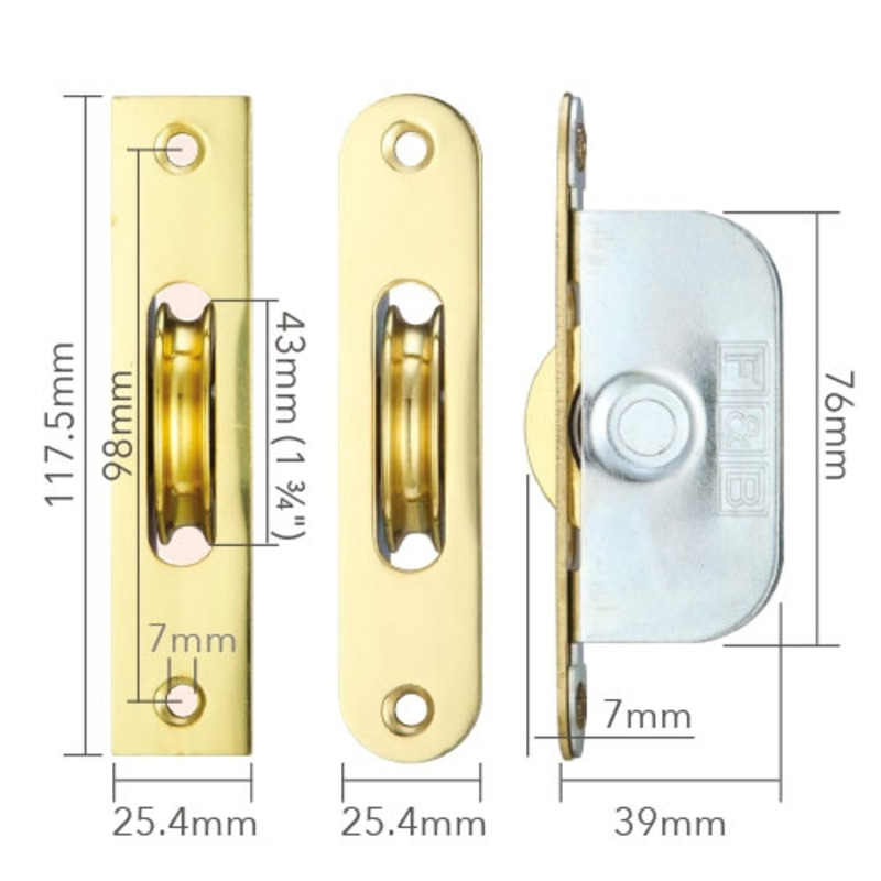 Ball Bearing Axle Pulleys