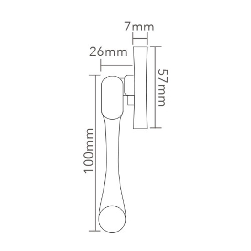 ANV/CAR Carbis Locking Espag Handle