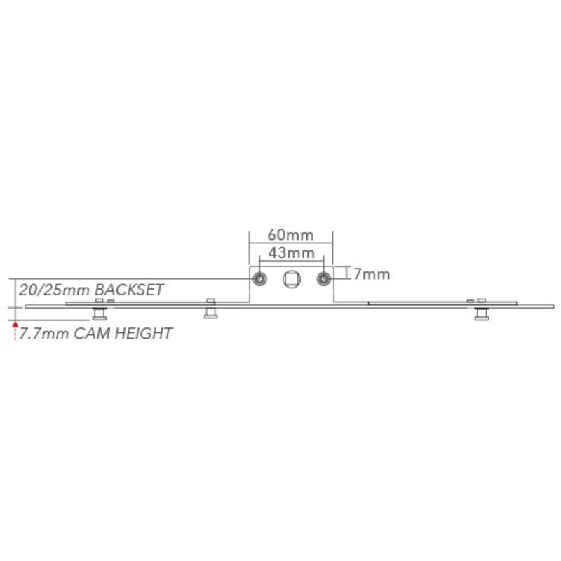 Maco Mushroom Offset Espag Security Lock