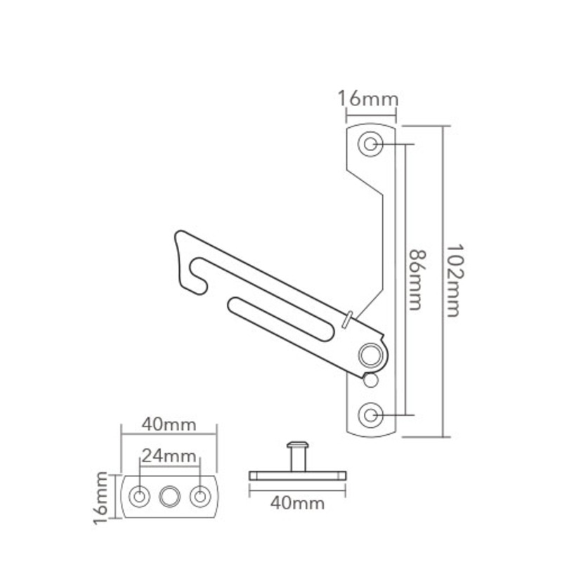 Non-Locking Window Restrictor