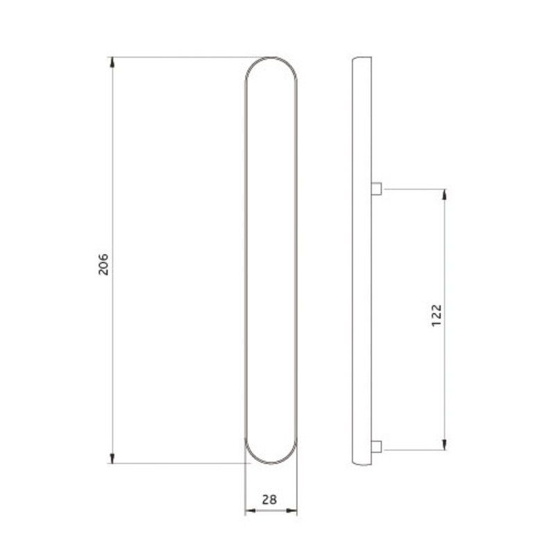 DCHAND Windsor Dummy Blank Plate