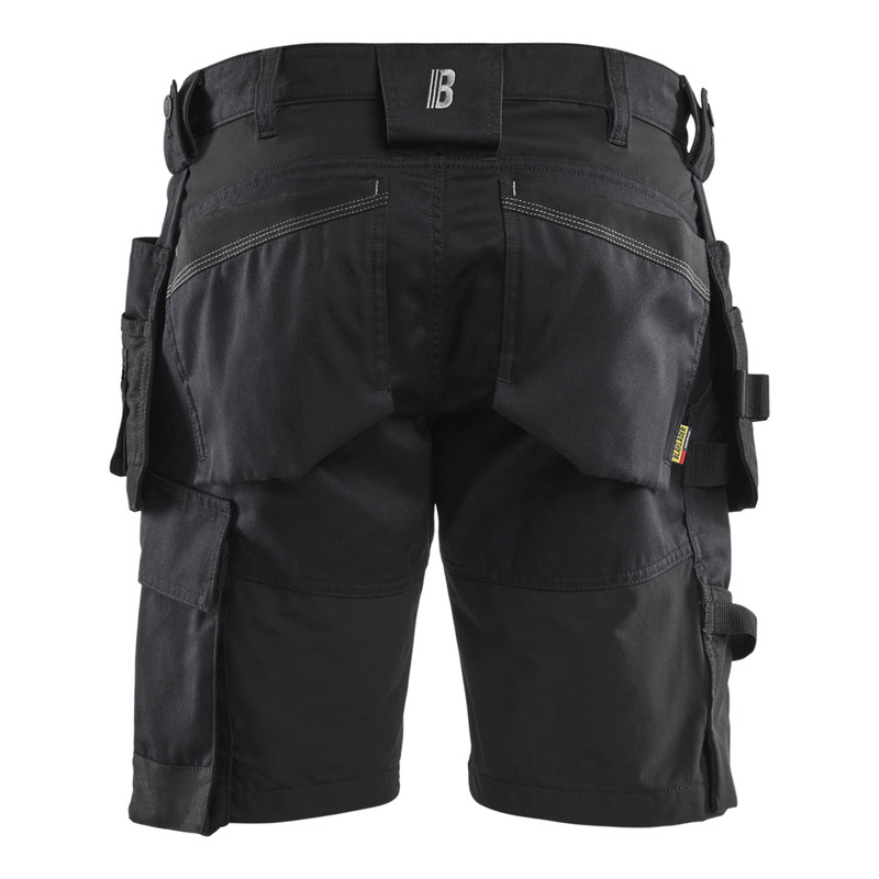 Blaklader 1752 Craftsman Shorts with Stretch Black - Select Size 