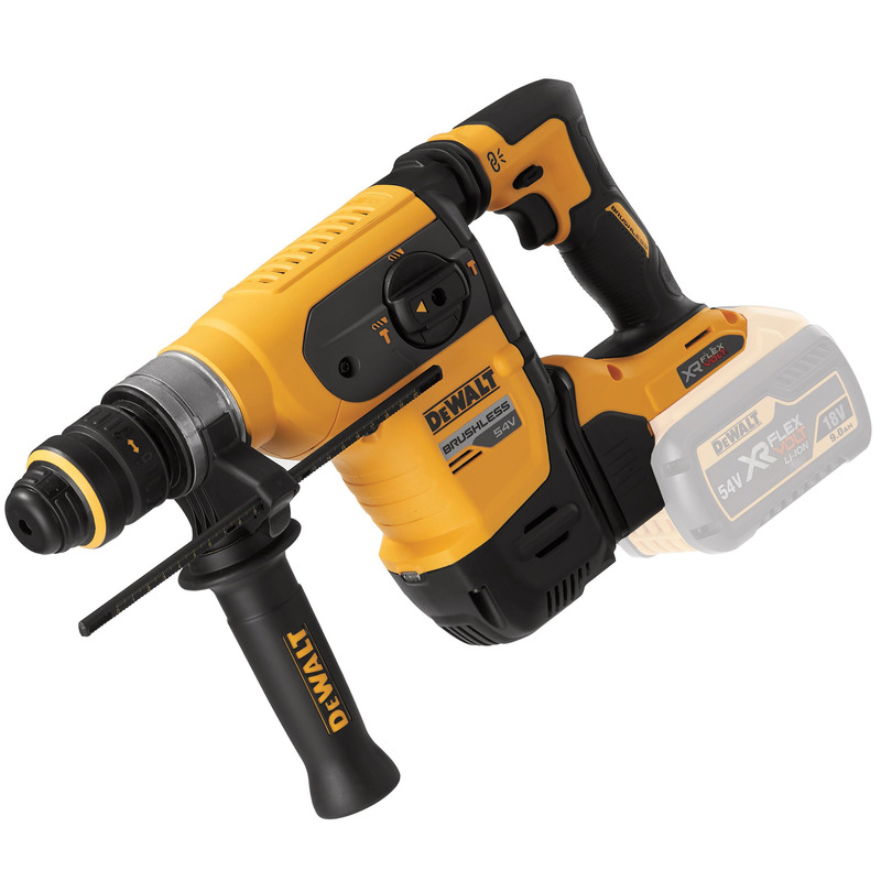 DeWalt 54V XR Flexvolt 4kg/32mm SDS-Plus Multi Drill 2 x 9.0Ah