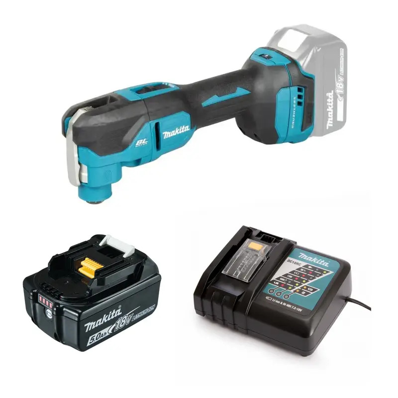 Makita DTM53Z 18v LXT Brushless Multi Tool Kit - 5.0ah Battery & Charger