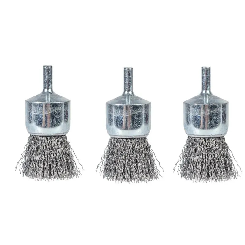 Milwaukee End Brushes For Straight Grinder Crimped - 0.3mm Wire Gauge