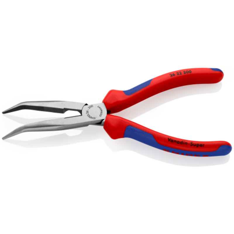 Knipex 2622200 200mm Snipe Nose Side Cutting Pliers (Stork Beak)
